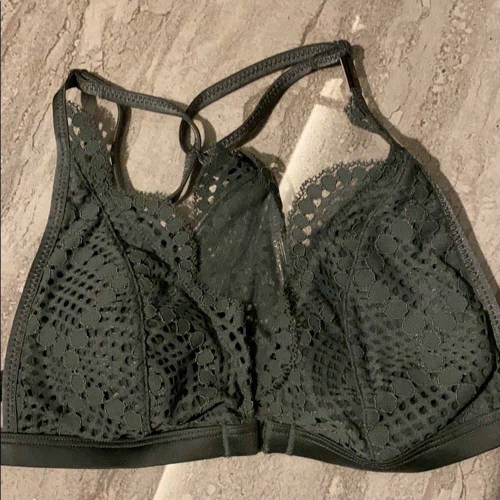 Dark green bralette
